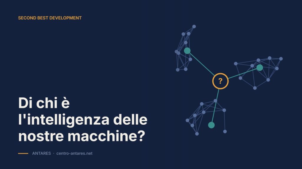 Copertina: Di chi è l'intelligenza delle nostre macchine?